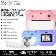 Cute Printer Camera Photo Thermal Paper Instant Printing HD Digital Videos Camera For Kids Selfie Ca
