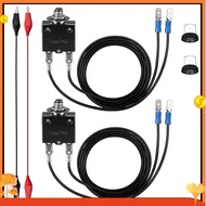 HVAC Resettable Fuse Kit 3AMP & 5AMP, 24V  & 125/250V AC with Alligator Clips for Electrical Testing