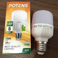 Bright Quality 6W Potens 6 Watt Tube Light with White E27 Guarantee