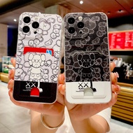 Card holder Casing Huawei HonorX6 HonorX7/X7A HonorX8/X8A HonorX9/X9A Honor8X Nova3i Nova4E Nova5T Nova7i Nova8i Nova9SE Nova10/Y70/Y90 Honor90Lite Honor70/20 KAWS cute huawei case