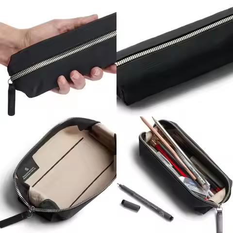 Midnight Bellroy Pouch: Essential Work Gear Organizer for Pens, Cables & More