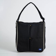 Tote Series 3 – GoBig / Black color made from canvas fabric