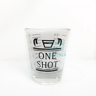 Espresso glass one shot glass espresso measuring cup/ 048001