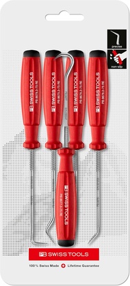 PB Swiss Tools Pick TOOL set PB 8684 | 100% Swiss Made | เครื่องมือตะขอ swissgrip 5ชิ้นสำหรับยานยนต