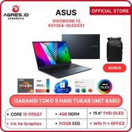 ASUS Vivobook 15 Oled K513EA Core i5 1135G7 RAM 8GB 512GB SSD Windows