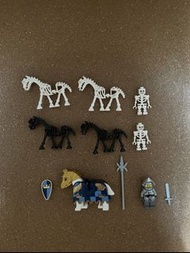 (人仔/ploybags滿$550包順豐站) LEGO Castle Fantasy Era Skeleton Warrior Horse Horse Barding animal 骷髏馬 馬甲 城堡