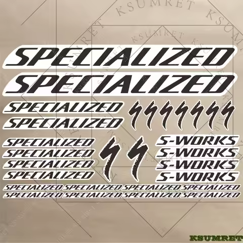 For Specialized S-WORKS Stikcer Lightning Road Bicycle Frame Stickers MTB Bike Top Tube Helmet Water