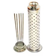 Incense Stick Holder Agarbatti Stand Stainless Steel with Dhoop Holder Incense Sambrani Holder