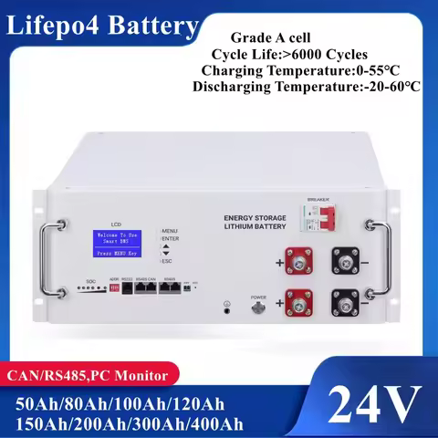 XH 24v 100AH 150Ah 200Ah 300Ah 400AH 500AH lifepo4 Lithium batterry for Solar system