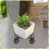 [Lszcx] Plant Saucer Rolling Plant Stand with Pallet Trolley Plant Tray Roller Multifunctional for Plant Lover Sturdy