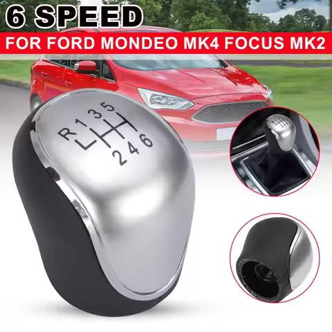 1798600 Gear Shift Knob Leather Headball For Ford C-Max Focus Mk2 Mk3 Grand C-Max Galaxy Kuga Transi