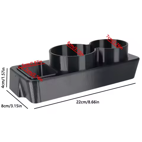 Versatile Car Cup Holder For Mercedes-Benz W201 190E Center Console Storage Car Interior Accessories