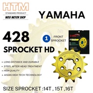 428 HD SRL115 SRL115 FI FUEL INJECTION SYM VF3I185 LC135 Y125Z RXZ Y110 SRL110 YAMAHA SPROCKET GOLD 