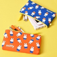 NUU miffy 米飛兔矽膠拉鏈收納包 (寶藍/艷橘)