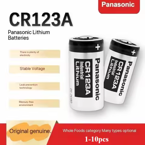 1-10PCS Original Panasonic 123 Lithium 3V Arlo Camera Battery CR123A CR17345 DL123A EL123A 123A