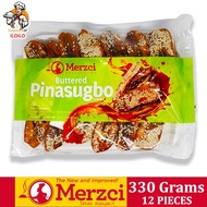 Pinasugbo Jumbo 330 grams | Merzci Bacolod Pasalubong | 12 Pieces | Banana Strips Crisp Chips | Cons