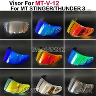 Helmet shield for MT-V-12 MT STINGER helmet and MT THUNDER 3 helmet MT Replacement parts THUNDER 3SV