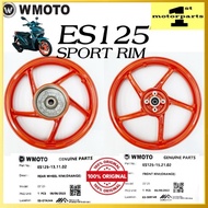 [100% ORI WMOTO] ES125 SPORT RIM [ORANGE] OREN DEPAN BELAKANG FRONT REAR