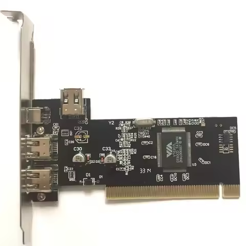 PCI to 1394 Adapter PCI 1394a 1394b Fire Wire 1394 ieee Firewire IEEE-1394 800 Cable Adapter HD Vide