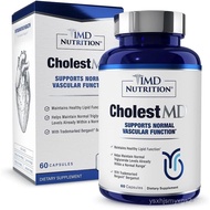 1MD Nutrition CholestMD with Olive Leaf Extract, Bergavit, Niacin, Garlic | 60 Capsules
