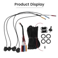MEKEDE Android Radio Accessories UHD 3D 360°Panoramic Camera Rear View Camera 4 Camera  Rear/Front/L