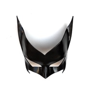 Handmade Batwoman BatGirl Mask Cosplay Costume Leather Batwoman Mask Christmas Party Performance Ent
