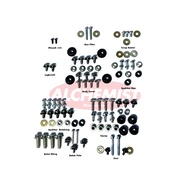COD Yamaha Crypton Fullset Bolts Crypton Fullset Bolts Yamaha Crypton Fullset Fullbody Bolts