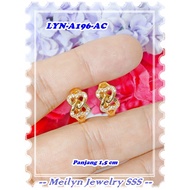 Original Meilyn Brand 18K Gold Plated Earrings LYN-A196-AC Love Gold