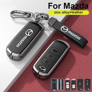 Colored Keychain Case for Mazda Car Key Storage with Key Ring Suitable for 2024 Mazda 2, 3, 5, 6, 20