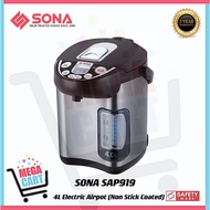 Sona 4.0L Electric Airpot (Non Stick Pot) SAP919 | SAP 919 (3 Years Electrical Warranty)