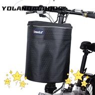 YOLA Bicycle Basket with Handle Bike Accessories Shopping Foldable