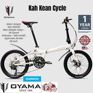 OYAMA BIKE TAIWAN - Fbi Ax5 - Folding Bike 20 (Shimano)- Basikal Lipat - 折叠自行车 - Wheel Sizes 20 Inch / 406 - (ORIGINAL)