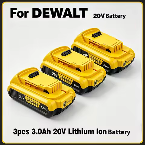20V3.0AH-12.0AH Lithium Battery Pack For DeWalt Electric Tools Replacement Battery Compatible DCB805