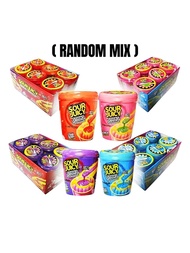 6pcs Planet Sour Juicy Sticks Gummy Candy (Blueberry / Strawberrry / Watermelon / Cherry Berry / Ran