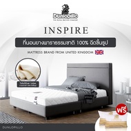 Dunlopillo ที่นอนยางพาราแท้ รุ่น Inspire หนา 9 นิ้ว แถมฟรีหมอนหนุนสุขภาพ ส่งฟรี 3.5 ฟุต One