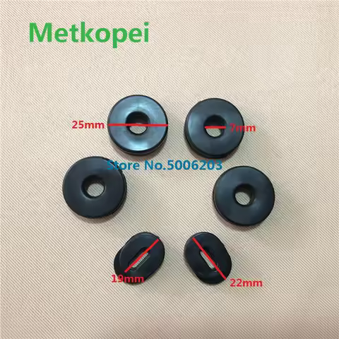 Motorcycle plastic side cover rubber seal motorbike grommet pads for Suzuki GN125 GS125 EN125 GN250 