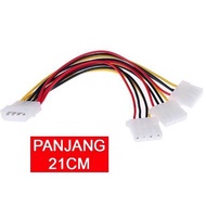 Molex to Triple Molex Female Power Cable