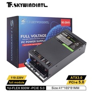 T.F.SKYWINDINTL | ATX 3.0 PCI-E Gen5 Flex ATX Modular 600W 1U Flex ATX PSU PC Power Supply ENP-7660B