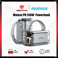 Momax 40k mAh large capacity Powerbank PD100W two-way fast charging mini portable digital display light outdoor mobile power for cell phone tablet laptop iphone