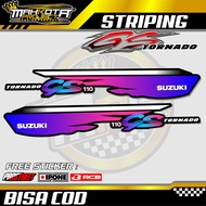 STRIPING VARIASI SUZUKI GS TORNADO 110 1996 / STICKER  LIST MOTOR GS TORNADO