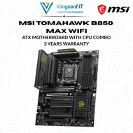 [ MSI B850 TOMAHAWK MAX WIFI DDR5 ] - AM5 GAMING MOTHERBOARD COMBO 7500F / 7700X / 7800X#D / 9800X3D