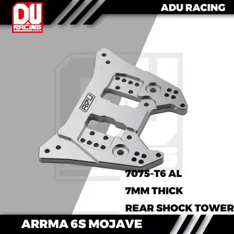 ADU Racing REAR SHOCK TOWER CNC 7075-T6 ALUMINUM FOR ARRMA 6S MOJAVE