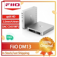 FiiO DM13 Hifi Stereo Bluetooth CD Player 3.5mm/4.4mm Supports Portable Grab Track Transcription And