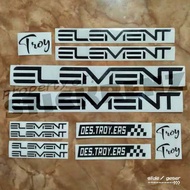 Stiker Sepeda Element Troy Cutting Sticker Sepeda Lipat Element