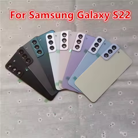 S22 Housing For Samsung Galaxy S22 S901 6.1" Glass Battery Back Cover Repair Replace Door Rear Case 