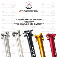 Raze 31.8 x 650mm CNC ALLOY SEATPOST - Folding Bike - BROMIE - 3SIXTY - PIKES