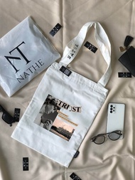 Nathe Totebag Trust Greek terbaru 2023 totebag aesthetic pria tote bag distro bandung totebag pria t