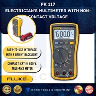 FLUKE 117 Electrician’s Multimeter With Non-Contact Voltage (Designed for Commercial buildings, Hosp