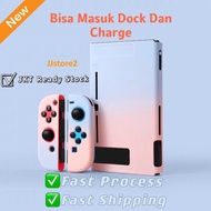 Pink Purple Ultra Thin Hard Silicone Case Cover For Nintendo Switch