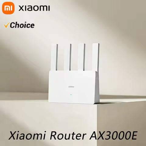 New Xiaomi Router AX3000E WiFi 6 3000Mbps Dual-Band Gigabit Qualcomm Chip Dual WAN Ports 256MB Large